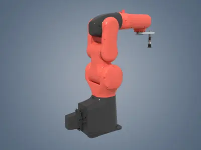industrial robot arm Low-poly 3D model Low-poly 3D model purchase