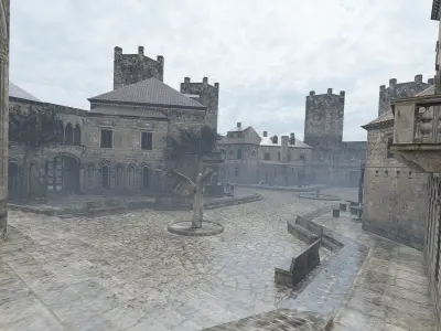 Old German Town 3D model