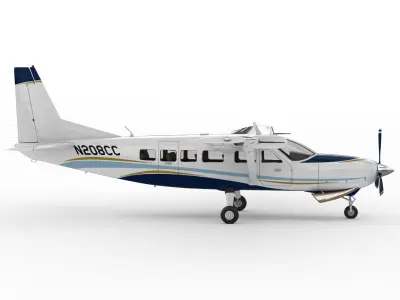 Cessna 208 Caravan 3D model get