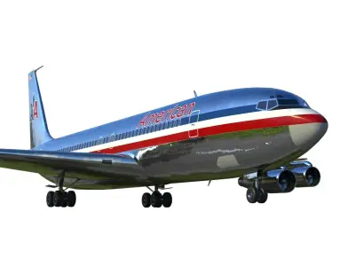 Boeing 707 3D model purchase