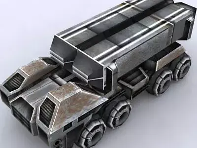 3DRT - Sci-Fi Forces - Rocket Launcher  Low-poly 3D model