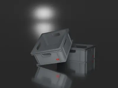 Rosenbauer Tragebox  Low-poly 3D model
