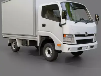 Hino Dutro Cargo Truck Free 3D model
