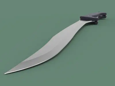 Junglee - Short Sword 3D model