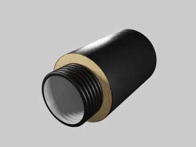 Corrugated pipes PLAST R-Ice 3D model