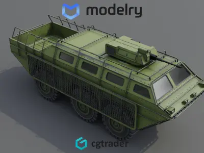 Amphibious ATV 3D model