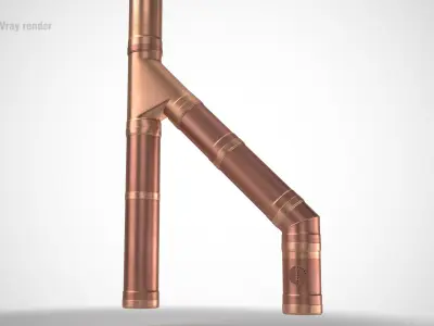  Conclave Chimney in Sistine Chapel PBR Unwraped 