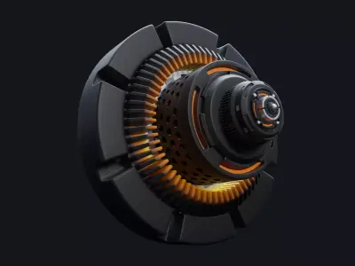 hardsurface detail animated 3d  Free 3D model