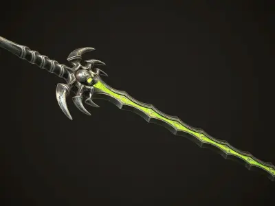 Undead Great Sword Low-poly 3D model