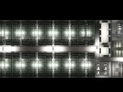 Cannabis Productions Facility 3D model