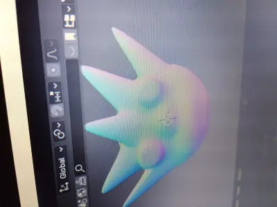 3d box Low-poly 3D model