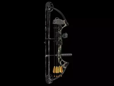 URSA Compound Bow Model Realistic Archery Equipment Game Ready Low-poly 3D model