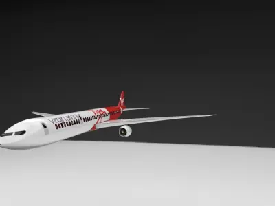 boeing 777 Free 3D model purchase