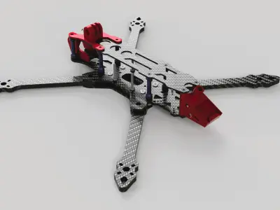 FPV Drone Frame Kit 3D print model