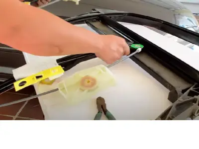 Car window regulator gear 3D print model