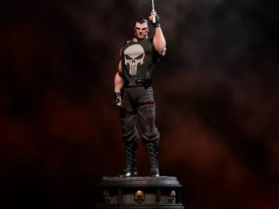 Fanart THE PUNISHER - Statue 3D print model