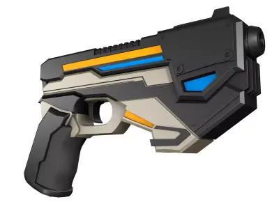 Sci Fi Gun 3D model get