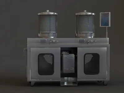 Chinese medicine pharmaceutical companies hospital equipment 3D model