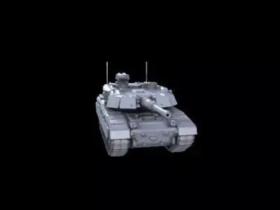 Challenger 2 Tank  Realistic 3D Printable Military Model 3D print model