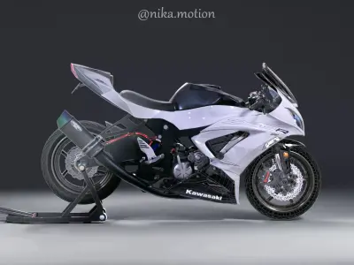 Kawasaki Ninja ZX636 6R 2015 3D model