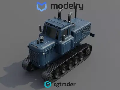 Snowcat 3D model buy