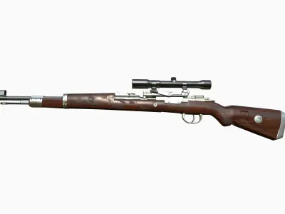 Old rifle  3D model