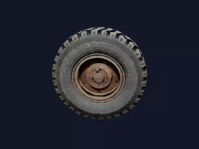 Vehicle Tyre  3D model purchase