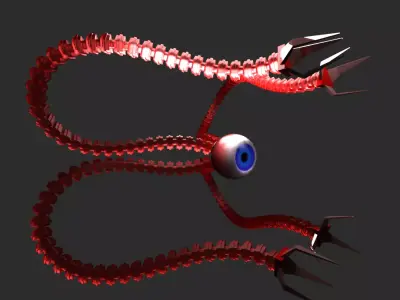 the evil eye Low-poly 3D model