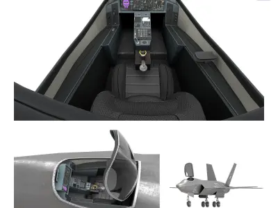  F-35 jet 3D model
