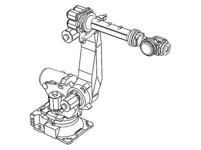 Fanuc R-2000iC 165F Free 3D model