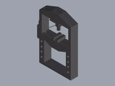 Hydraulic Press Machine 3D model