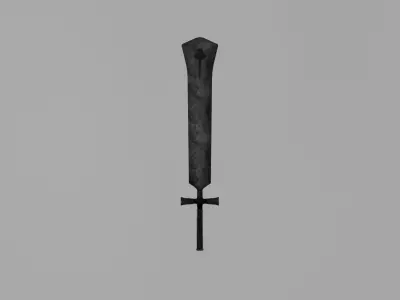 Destroyer Sword from Black Clover Free 3D model