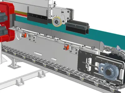 FINGER JOINT HORIZONTAL AUTOMATIC 3D model
