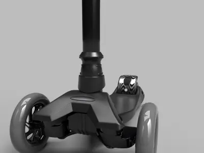 Scooter Low-poly 3D model by Vedha3105 from CGTrader (Low-poly)