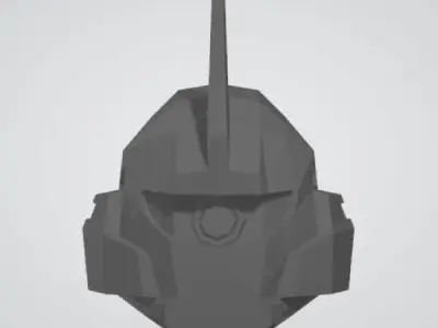 Super Mecha - Vhanz of Code Name VH4N2 - 3D Print Ready Low-poly 3D model