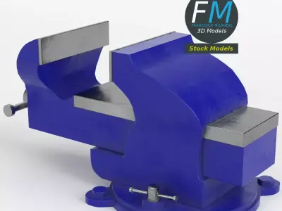 Table vise clamp 3D model