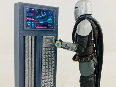 Sci Fi Computer Console 3D print model purchase