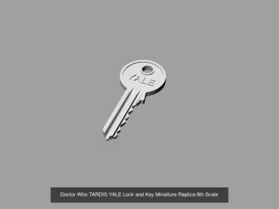 TARDIS Keys Replica Collection Miniatures 3D Model Pack