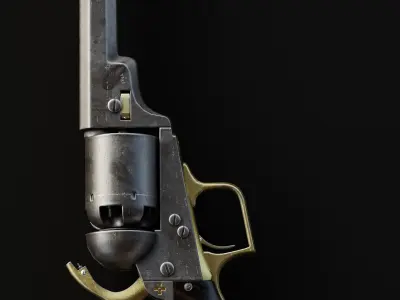 Colt Pocket Revolver 3D model