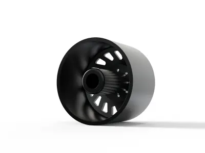 FRONT SPECIALITY FORGED D021 WHEEL 3D MODEL 3D model