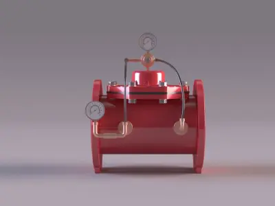 Pressure Control Valve 3D model