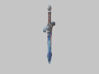 Short Sword Low-poly 3D model buy
