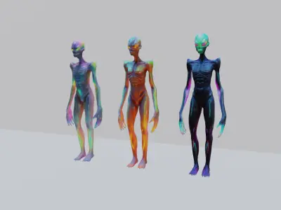 Cosmic Alien 3D Model 3D model