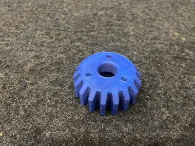 50cc 2 stroke engine coupling 3D model