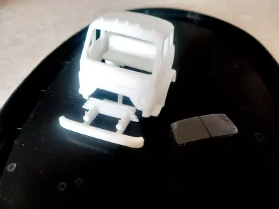 1957 Diamond T COE truck cab 3D print model