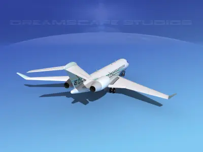 Global Express 8000 V02 3D model