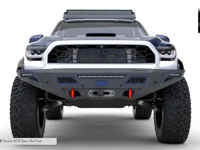 2025 TOYOTA 4Runner datamen X-BOW Front Offroad Metal Bumper 3D model