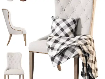 Elouise dining chair 3D model