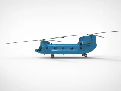 Boeing CH-47 Chinook 3D model get
