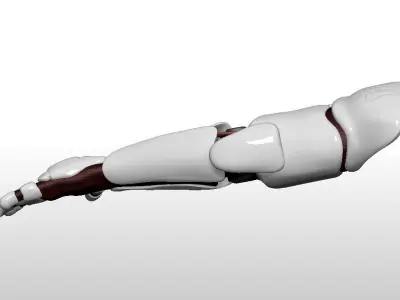 Cyborg Arm Left Hand Concept 3D model